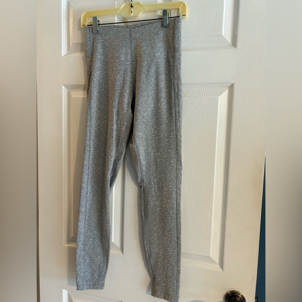 Pink Active Full Length Leggings. Light heather gray, Sz M